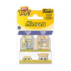 Picture of Funko Bitty Pop! 2-pack: Minions - Pajama Bob & Tourist Dave Vinyl Figures