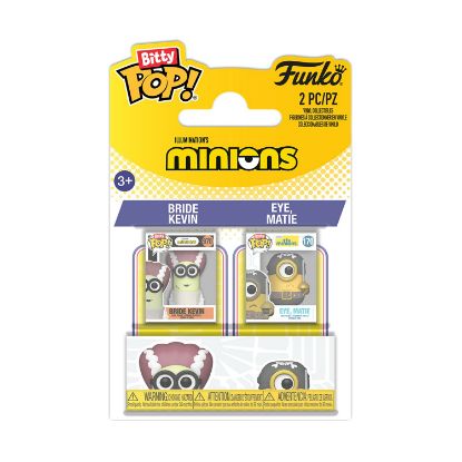 Picture of Funko Bitty Pop! 2-pack: Minions - Bride Kevin & Eye, Matie Vinyl Figures