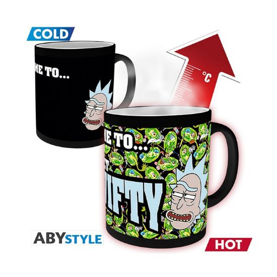 Picture of Abysse: Rick And Morty - Get Schwifty Heatchange Mug (320ml) (MGH0063)