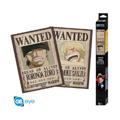 Picture of Abysse: One Piece - Wanted Zoro & Sanji 2-Pack Posters (52x38cm) (GBYDCO340)