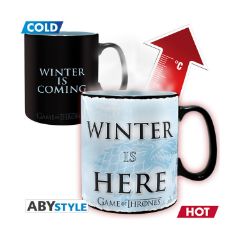 Picture of Abysse Game Of Thrones - Winter is Here Heat Changing Mug (460ml) (ABYMUG445)