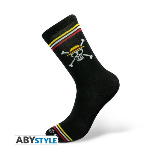 Picture of Abysse One Piece - Skull Black Socks (ABYSOC006)