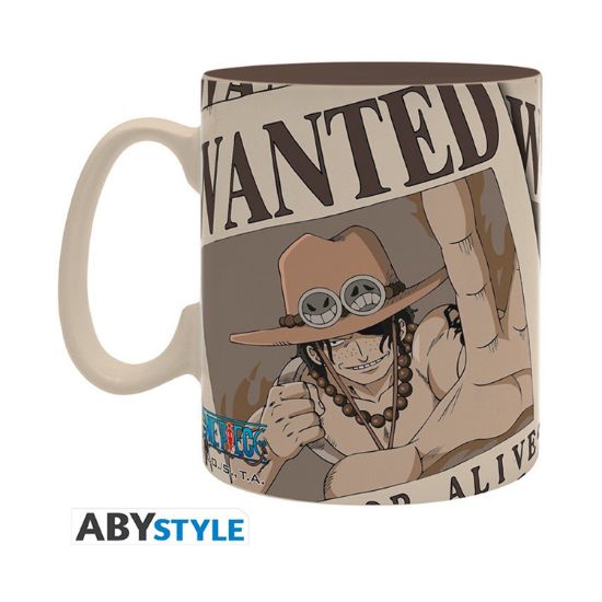 Picture of Abysse: One Piece - Wanted Ace Mug (460ml) (ABYMUGA455)