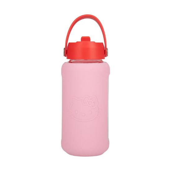 Picture of Paladone: Hello Kitty - Glass Water Bottle with Sleeve (PP16081HK)