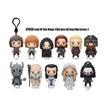 Picture of Monogram: Lord of the Rings (Series2) (Blind Bag/Random) 3D Foam Bag Clips Figures (47550)
