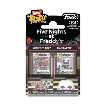 Picture of Funko Bitty Pop! 2-Pack: Five Nights at Freddy's - Withered Foxy & Marionette Vinyl Figures
