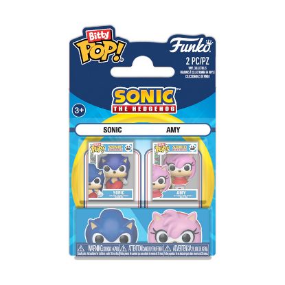 Picture of Funko Bitty Pop! 2-Pack: Sonic The Hedgehog - Sonic & Amy Vinyl Figures