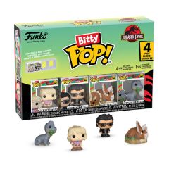 Picture of Funko Bitty Pop! 4-Pack: Jurassic Park - Ellie Sattler, Ian Malcolm, Triceratops, Brachiosaurus Vinyl Figures