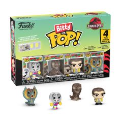 Picture of Funko Bitty Pop! 4-Pack: Jurassic Park - Mr. DNA, Dilophosaurus Fossil, Dennis Nedry, Dilophosaurus Vinyl Figures
