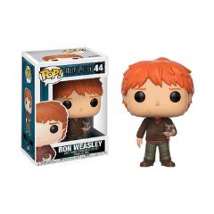 Picture of Funko Pop! Harry Potter - Ron Weasley With Scabbers #44 Vinyl Figure
