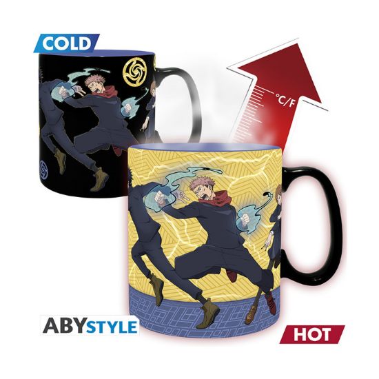 Picture of Abystyle: Jujutsu Kaisen - Group Heat Change Mug (460ml) (ABYMUGA723)