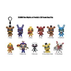 Picture of Monogram: Five Nights at Freddy's (Series1) 3D Foam Bag Clips Figures (35800)