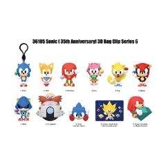 Picture of Monogram: Sonic (Series6) 3D Foam Bag Clips Figures (36105)