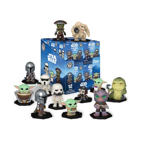 Picture of Funko Mystery Minis: The Mandalorian and Grogu Bobble-Haed Vinyl Figures