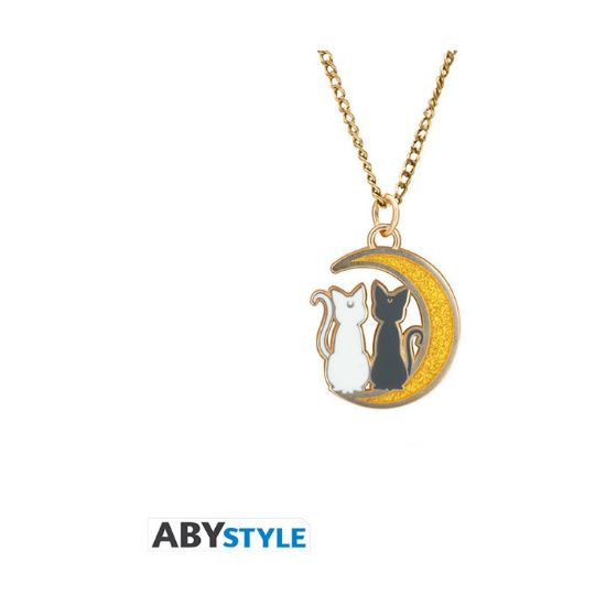 Picture of Abysse: Sailor Moon - Cats On The Moon Pendant Necklace (ABYACC534)