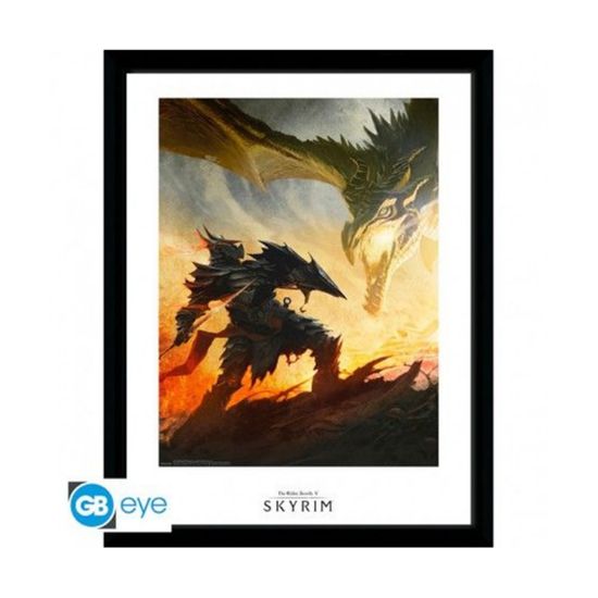 Picture of Abysse: The Elder Scrolls Skyrim - Daedric Armor Framed Print (30cmX40cm) (PFC2188)