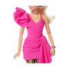 Picture of Mattel Barbie: Deluxe Style - Barbie with Fuchsia Evening Dress (JJN73)