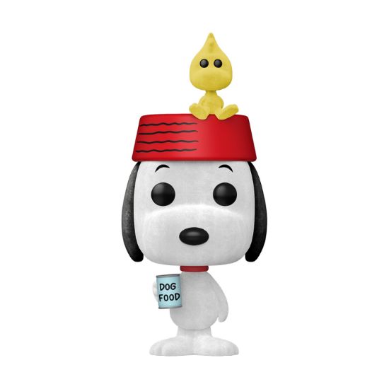 Picture of Funko Pop! Animation: Peanuts - Snoopy with Woodstock (Flocked) (Special Edition) #2096 Vinyl Figure