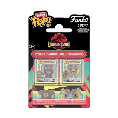 Picture of Funko Bitty Pop! 2-Pack: Jurassic Park - Tyrannosaurus Fossil & Dilophosaurus Vinyl Figures