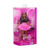 Picture of Mattel Barbie: Deluxe Style Black & Pink - Pink Vinyl Skirt Fashion (JJN74)