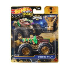 Picture of Mattel Hot Wheels Monster Trucks: Trophy Champions - Wreckin Wolf Vehicle (JMV65)