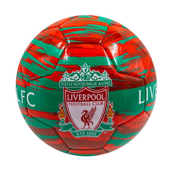 Picture of Liverpool FC Football Crest Red/Turqoise - Size 5 (124440)