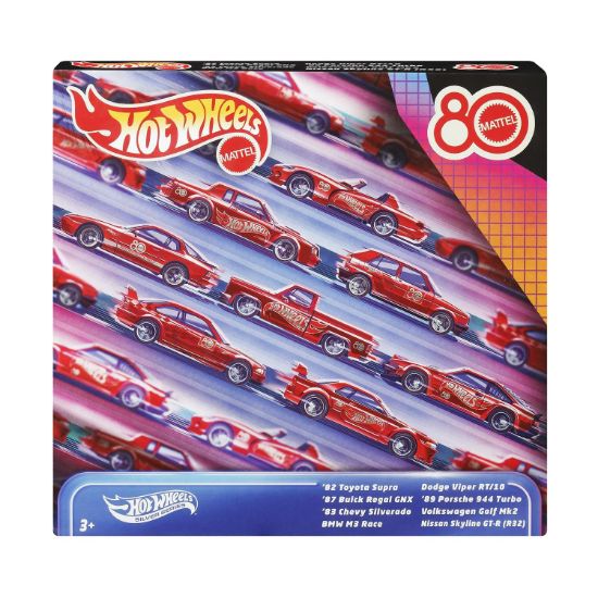Picture of Mattel Hot Wheels: Silver Series Mattel 80 Years Anniversary - Set of 8 Vehicles (JGK09)