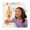 Picture of Mattel Barbie: Style - Ken Fashionistas Doll with Blond Hair, Yellow Polka-Dot Board Shorts with Yellow & White Striped Shirt #252 (JJN66)
