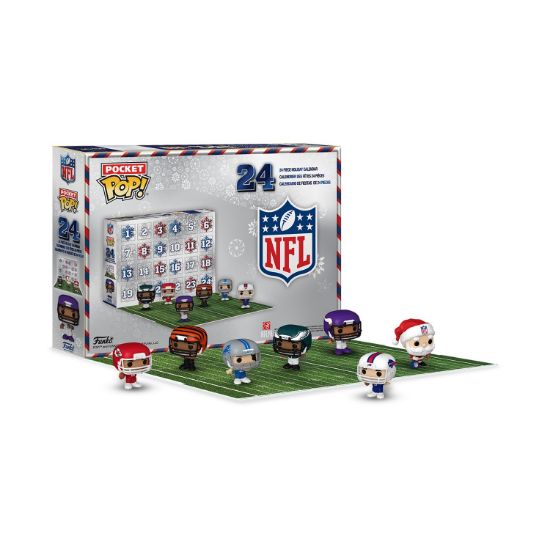 Picture of Funko Pocket Pop! Advent Calendar: NFL - 24 Day Countdown Calendar Vinyl Figures
