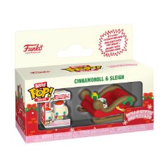Picture of Funko Bitty Pop! Rides: Hello Kitty And Friends (Holiday) - Cinnamoroll & Sleigh Vinyl Figures