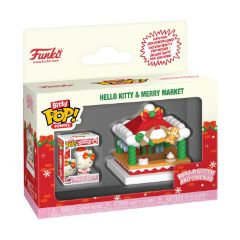 Picture of Funko Bitty Pop! Towns: Hello Kitty And Friends (Holiday) - Hello Kitty & Merry Market Vinyl Figures