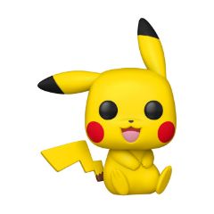 Picture of Funko Pop! Jumbo: Pokemon - Pikachu (Sitting) #1268 Vinyl Figure (10")