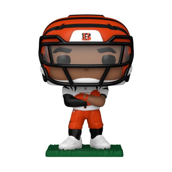 Picture of Funko Pop! Football: Cincinnati Bengals - Ja'Marr Chase (Clear Visor) #348 Vinyl Figure