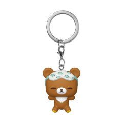 Picture of Funko Pocket Pop!: Rilakkuma - Chairoikoguma (Sleepy) Vinyl Figure Keychain