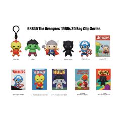 Picture of Monogram: Avengers 60th Comic Covers (Series1) 3D Foam Bag Clips Figures (68830)