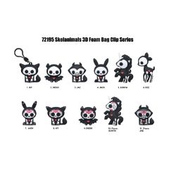 Picture of Monogram: Skelanimals (Series1) 3D Foam Bag Clips Figures (72195)