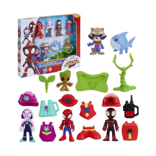 Picture of Hasbro Marvel: Spidey And His Amazing Friends Rescue Webs - Rescue Spidey and Crew Figures (G3149)