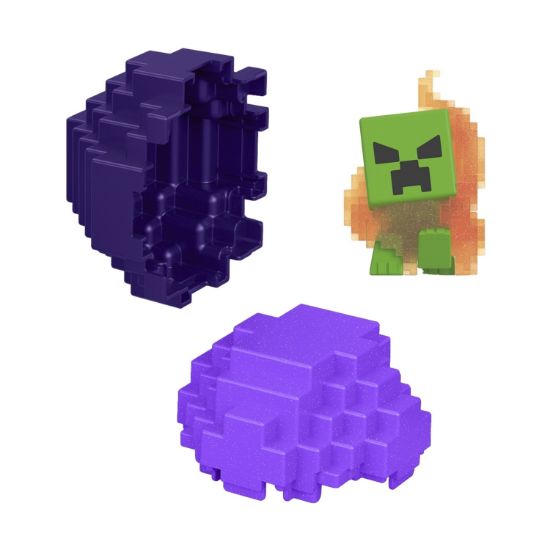 Picture of Mattel Minecraft: - Mini Eggs With Figure – Mc Fire & Flames Creeper (JJV88)