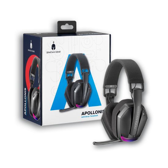 Picture of Spartan Gear - Apollonis Wireless Headset (compatible with PC, playstation 4, playstation 5, switch, switch 2) (color: Black)