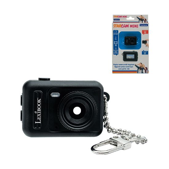 Picture of Lexibook Keychain Miniature Camera: Black (25.DJKC76BK)