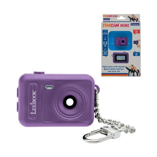 Picture of Lexibook Keychain Miniature Camera: Pink (25.DJKC76PK)