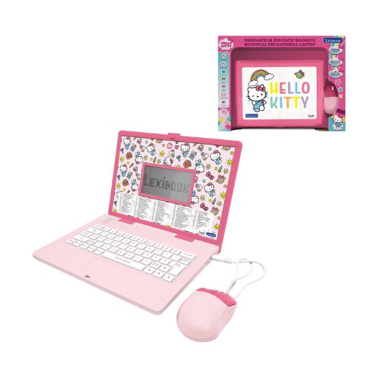 Picture of Lexibook Bilingual Educational Laptop: Hello Kitty (25.JC598HKi8)
