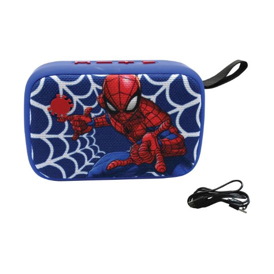 Picture of Lexibook Portable Speaker: Spiderman Bluetooth Portable Speaker with Fabric Finish (25.BT018SP)