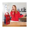 Picture of Lexibook Bluetooth Speaker with Microphone & Light Effects: Spiderman Luminous Powerful Bluetooth Speaker with Microphone (25.BTP185SPZ)