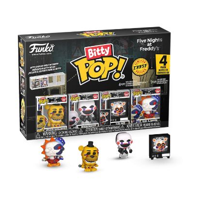 Picture of Funko Bitty Pop! 4-Pack: Five Nights at Freddy's - Withered Golden Freddy, Marionette, Lolbit, Sun & Moon Vinyl Figures