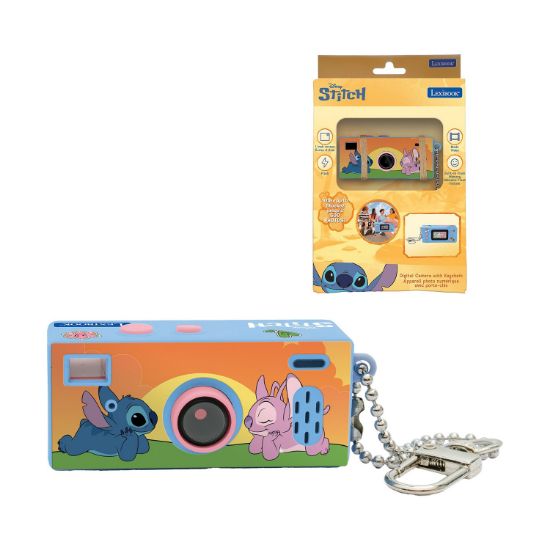 Picture of Lexibook: Starcam Mini - Stitch Keychain Miniature Camera (25.DJKC78D)
