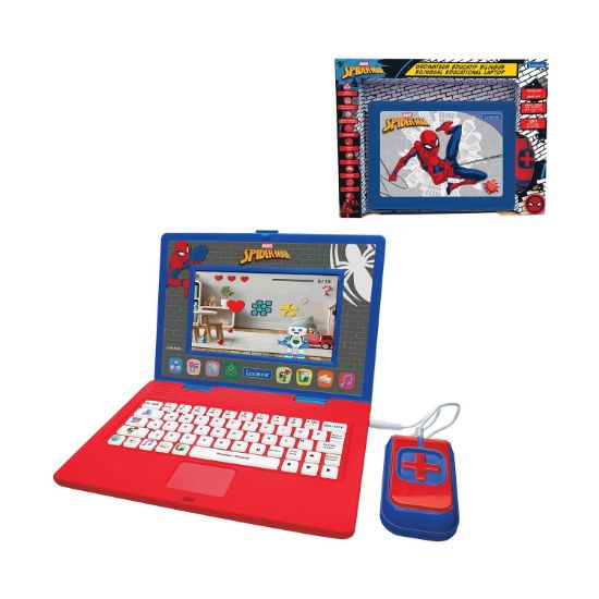 Picture of Lexibook: Spider-Man Bilingual Educational Laptop (25.JC901SPi8)