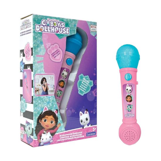 Picture of Lexibook: Gabby's Dollhouse Lighting Microphone (25.MIC80GDH)