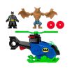 Picture of Fisher-Price Imaginext: DC Super Friends - Batcopter Vs Man-Bat Figures & Vehicle (JML97)