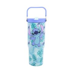 Picture of Stor: Stitch - Aloha Insulated Stainless Steel Tubler with Handle (860ml) (31710)
